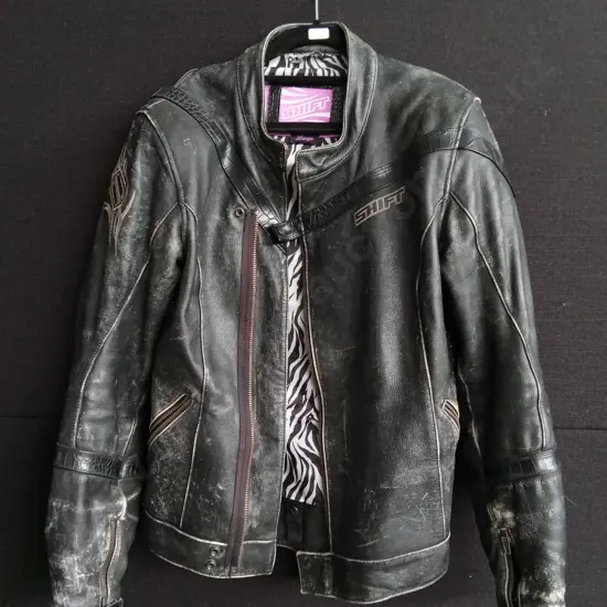 SHIFT LEATHER MOTORCYCLE JACKET SIZE LARGE