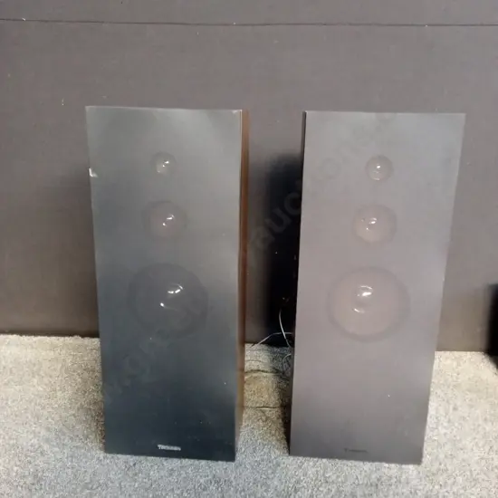 PAIR OF TECHNICS MODEL SB-2211 3 WAY SPEAKERS APPROX 80CM TALL
