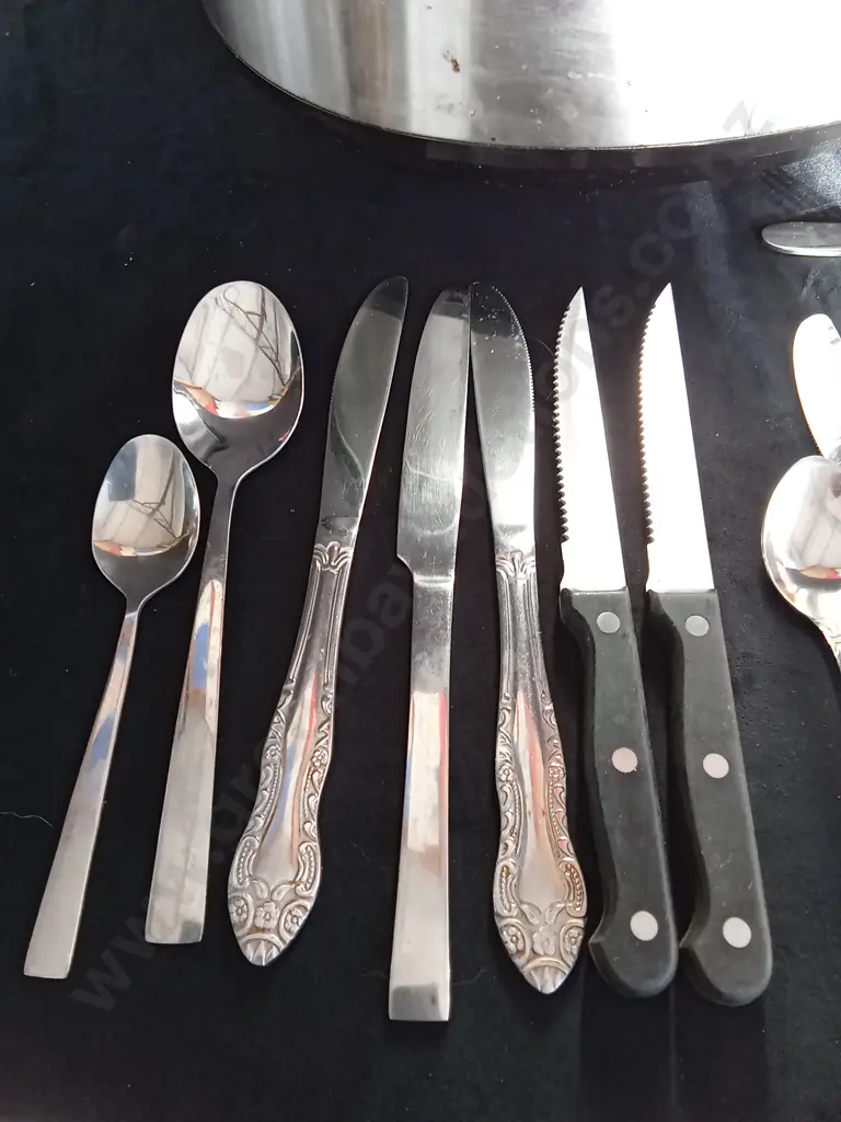 CUTLERY SET SALT AND PEPPER SHAKERS AND A SLOW COOKER Image 1++