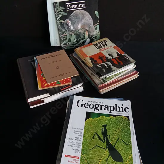 MIX OF BOOKS AND MAGAZINES
