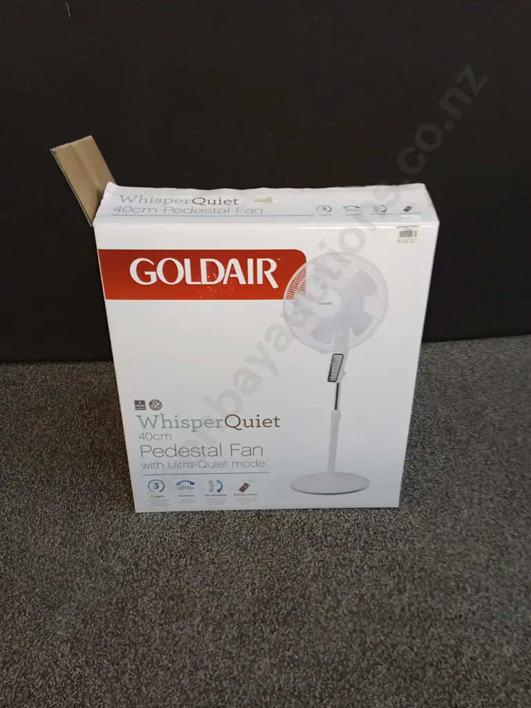 GOLDAIR WHISPER QUIET PEDESTAL FAN Image 1++