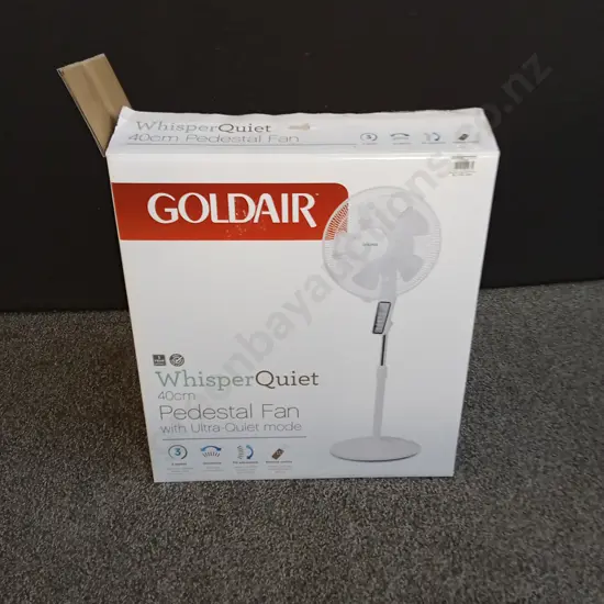 GOLDAIR WHISPER QUIET PEDESTAL FAN