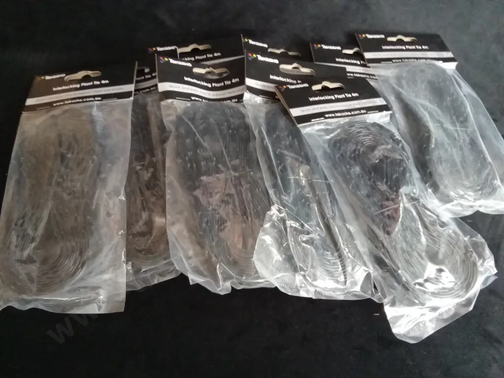 9 BRAND NEW TAKASHO INTERLOCKING PLANT TIES 4M Image 1++