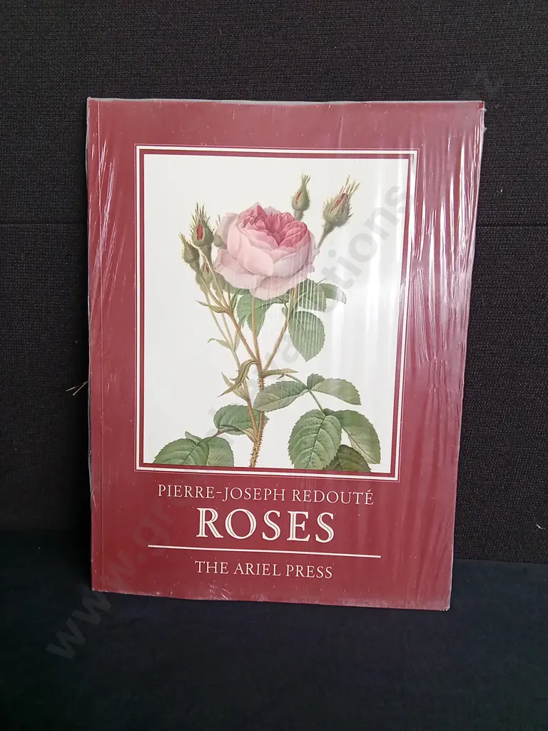 VINTAGE "PIERRE-JOSEPH REDOUTÉ ROSES" ART FOLIO BY THE ARIEL PRESS, SEALED Image 1++