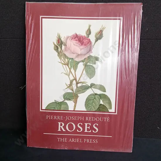 VINTAGE "PIERRE-JOSEPH REDOUTÉ ROSES" ART FOLIO BY THE ARIEL PRESS, SEALED