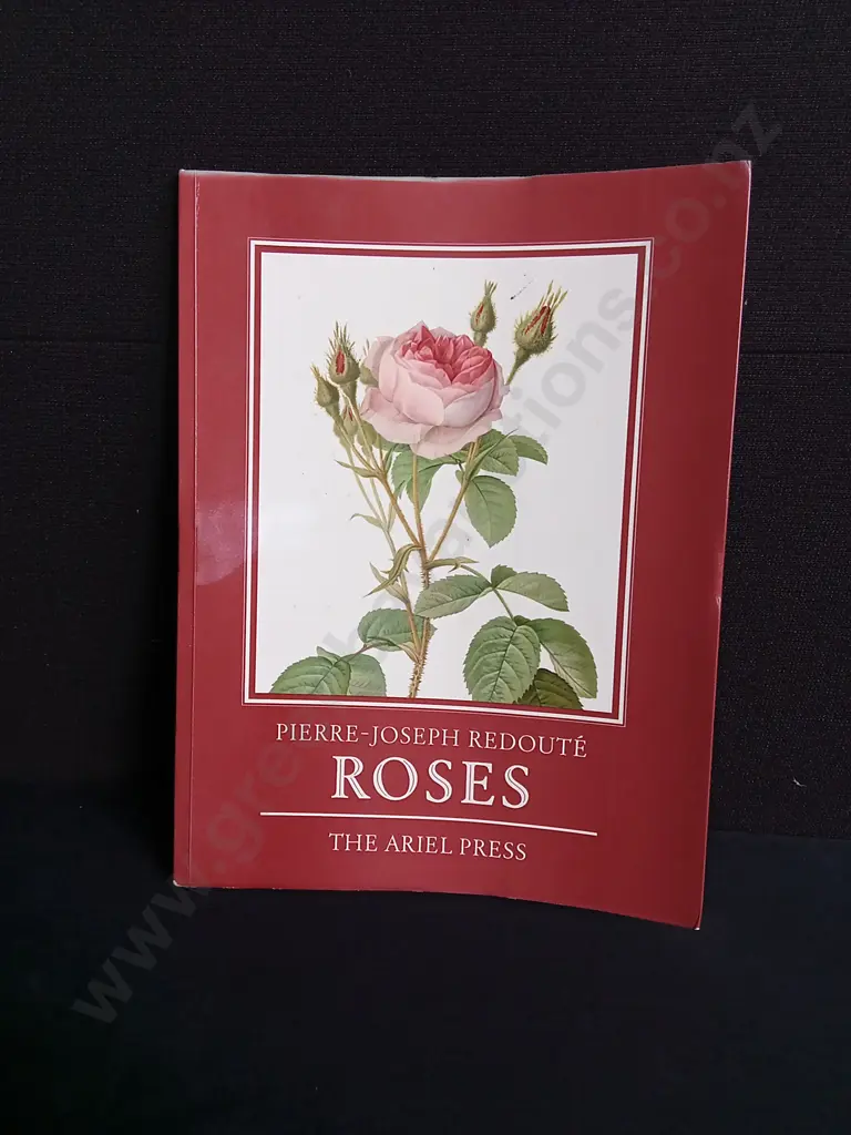 VINTAGE "PIERRE-JOSEPH REDOUTÉ ROSES" ART FOLIO BY THE ARIEL PRESS Image 1++