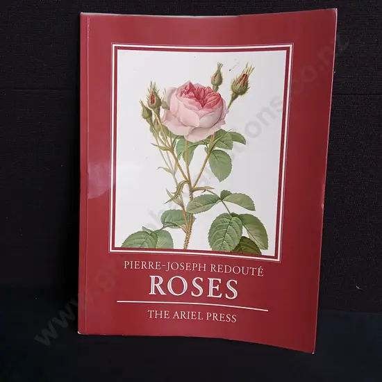 VINTAGE "PIERRE-JOSEPH REDOUTÉ ROSES" ART FOLIO BY THE ARIEL PRESS