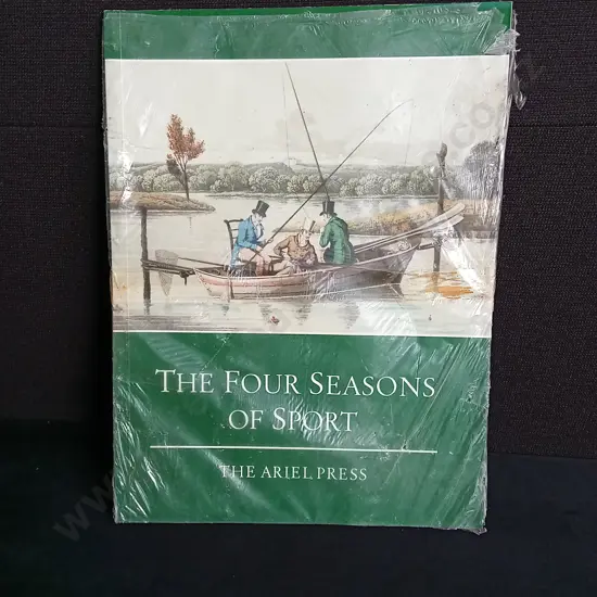 VINTAGE "THE FOUR SEASONS OF SPORT" ART BOOK BY THE ARIEL PRESS, SEALED
