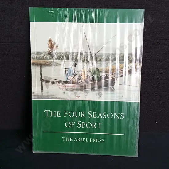 VINTAGE "THE FOUR SEASONS OF SPORT" ART BOOK BY THE ARIEL PRESS, SEALED