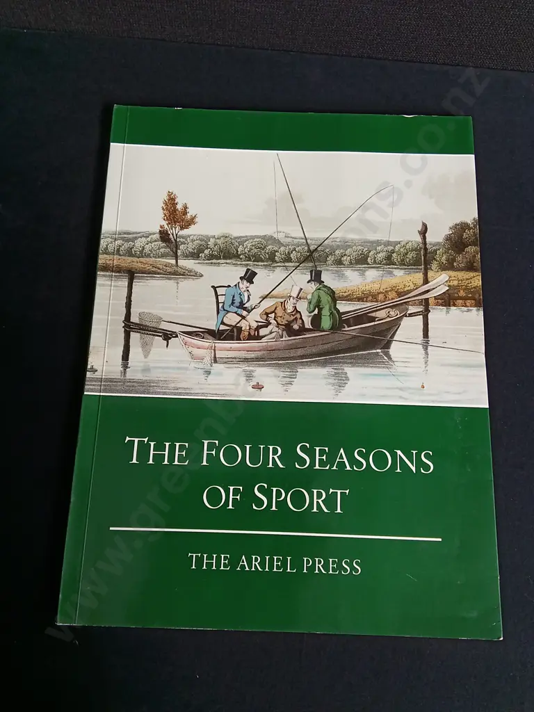 VINTAGE "THE FOUR SEASONS OF SPORT" ART BOOK BY THE ARIEL PRESS Image 1++