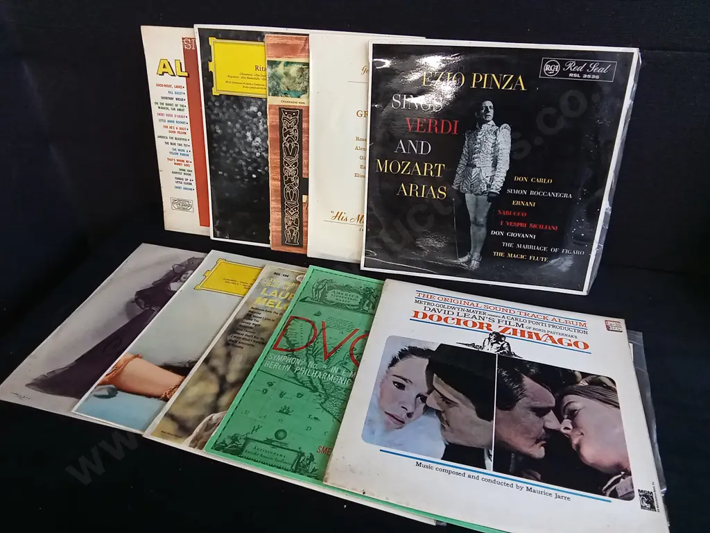 MIX OF 10 VINTAGE RECORDS Image 1++