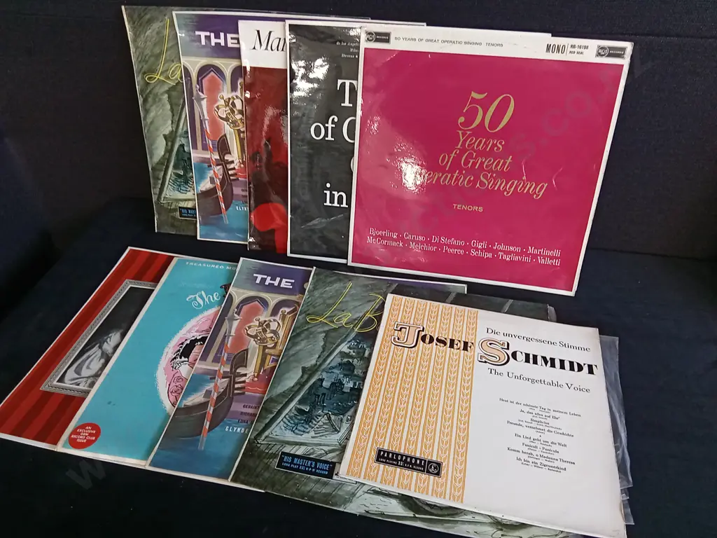 MIX OF 10 VINTAGE RECORDS Image 1++