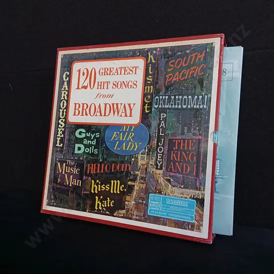 VINTAGE READER'S DIGEST BROADWAY HITS BOXED VINYL SET