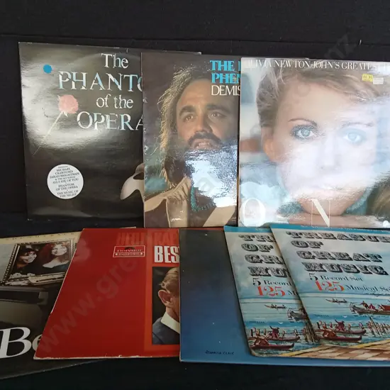 8 VINYL RECORDS