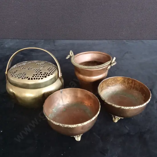 4 BRASS ITEMS