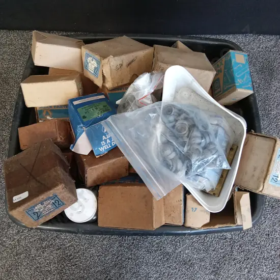 BOX OF ASSORTED HARDWARE
