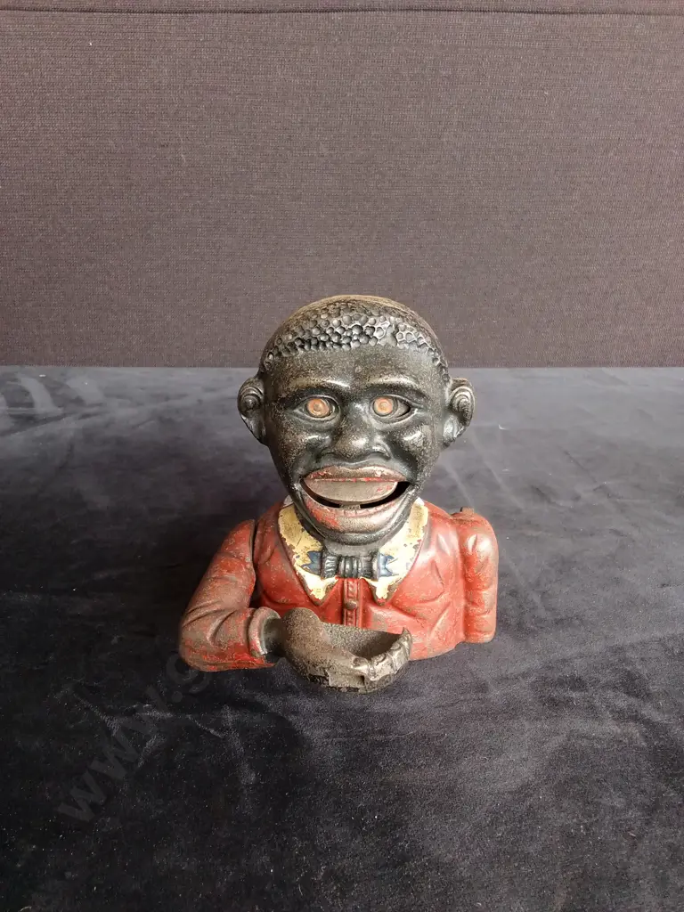 VINTAGE JOLLY BOY MONEY BOX H13CM Image 1++