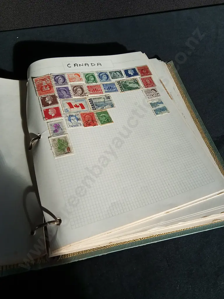 THE PREMIER CLASSIC STAMP ALBUM INCLUDING STAMPS Image 1++