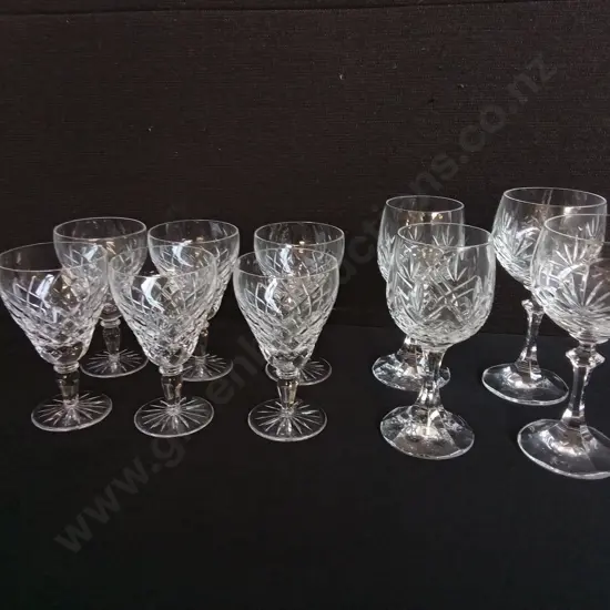 10 PIECES GLASSWARE