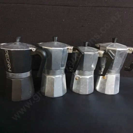 4 PIECES ESPRESSO MAKERS