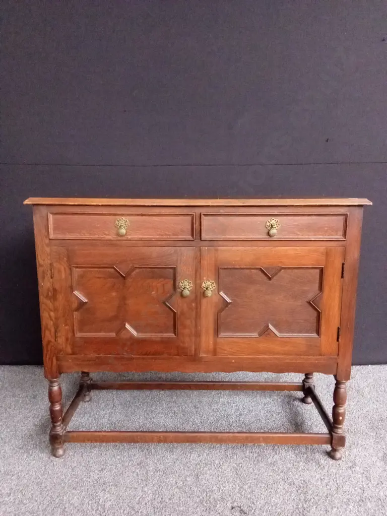 ANTIQUE OAK HUTCHDRESSER H11.84M D47CM L1.06M Image 1++