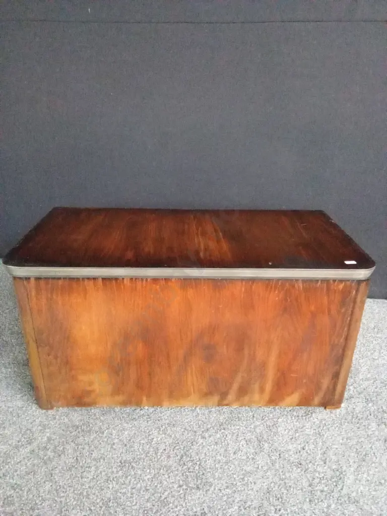 WOODEN TRUNK L91CM H46CM D46CM Image 1++