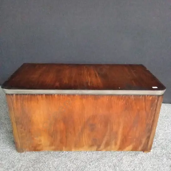 WOODEN TRUNK L91CM H46CM D46CM