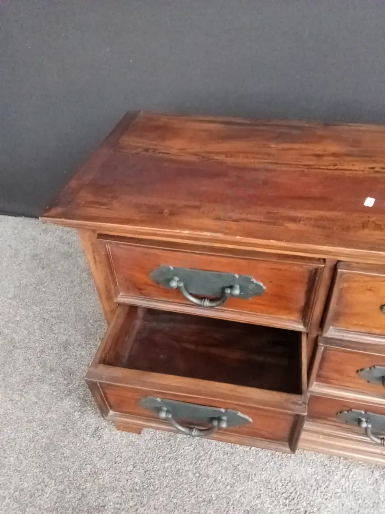 RUSTIC-STYLE WITH CHEST OF DRAWERS D48CM H83CM L1.03M Image 1++