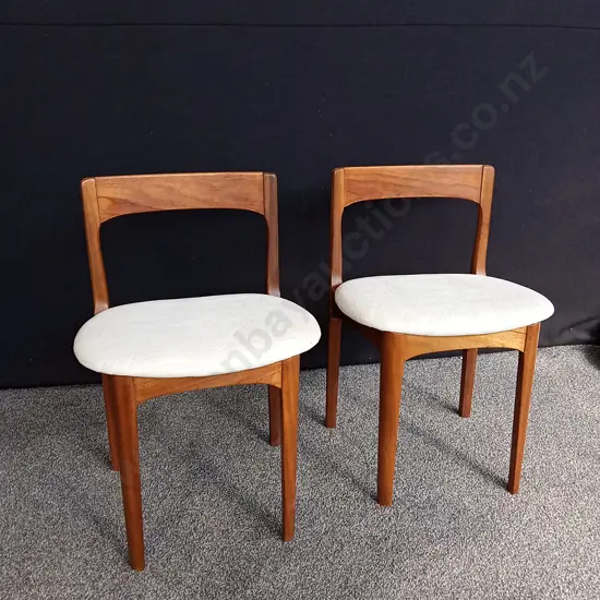 2 NATHAN ROUNDETTE DINING CHAIRS