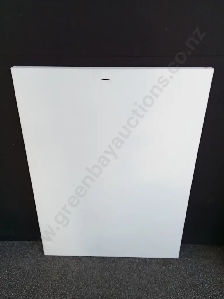 2 PIECES OF CANVAS AT AND 1 BLANK CANVAS WITH SMALL DAMAGE Image 1++