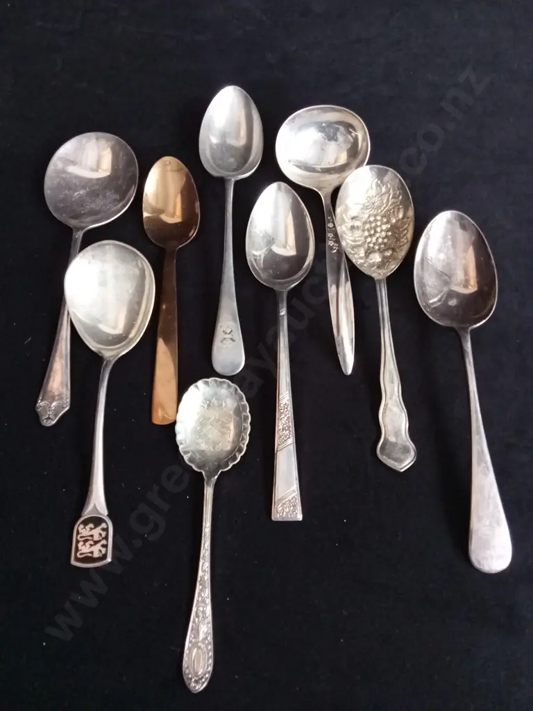 9 ASSORTED SPOONS Image 1++