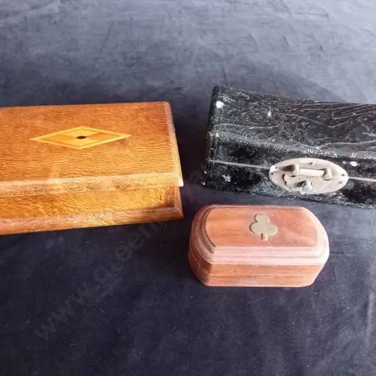 3 TRINKET BOXES