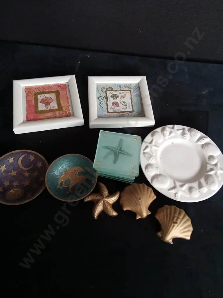 9 OCEAN THEMED DECORATIVE ITEMS Image 1++