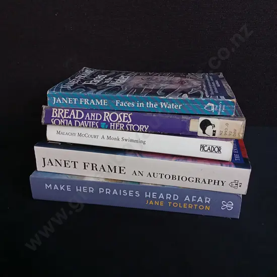 5 NZ LITERATURE AND HISTORY BOOKS