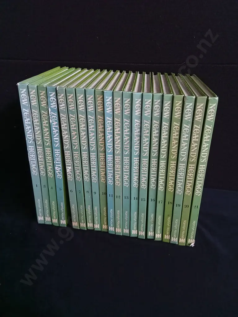 VINTAGE SET OF NEW ZEALAND'S HERITAGE BOOKS, VOL 1-21 (MISSING VOL 2) Image 1++