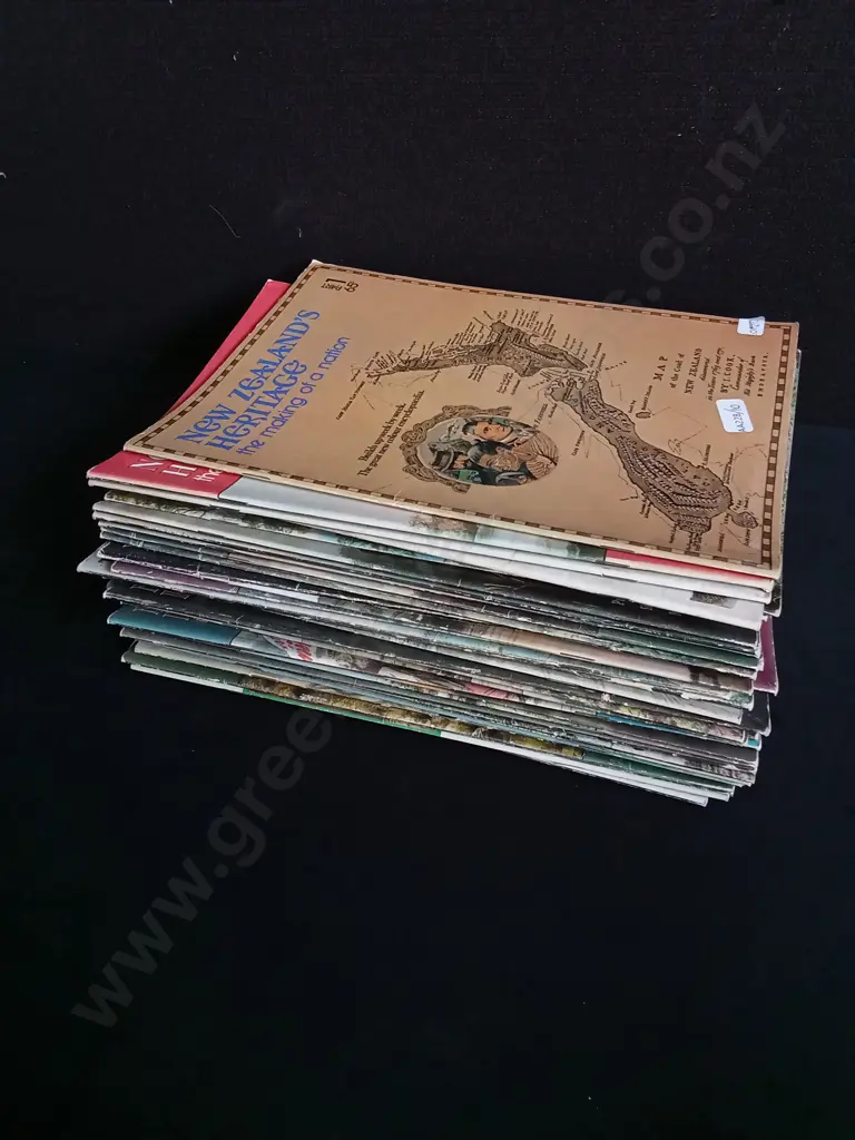 COLLECTION OF 35 VINTAGE NEW ZEALAND'S HERITAGE MAGAZINES Image 1++