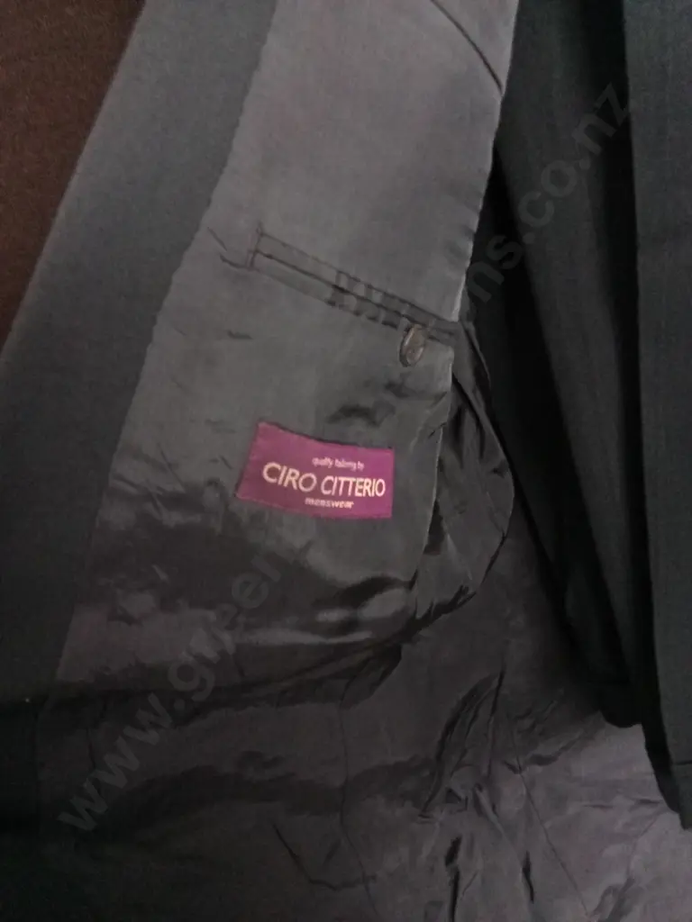 PURE WOOL TAILORED SUIT, JACKET AND TROUSERS CIRO CITTERIO Image 1++