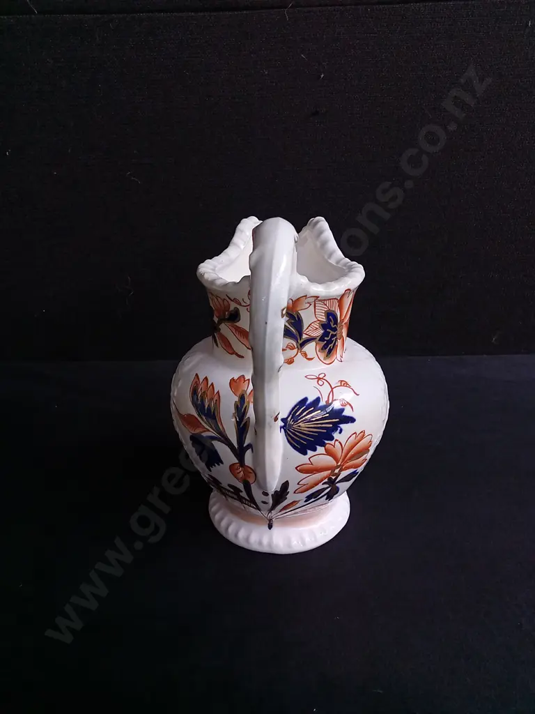 ANTIQUE JOHN AND RICHARD RILEY "GAUDY WELCH" PITCHER APPROX 18CM HIGH Image 1++