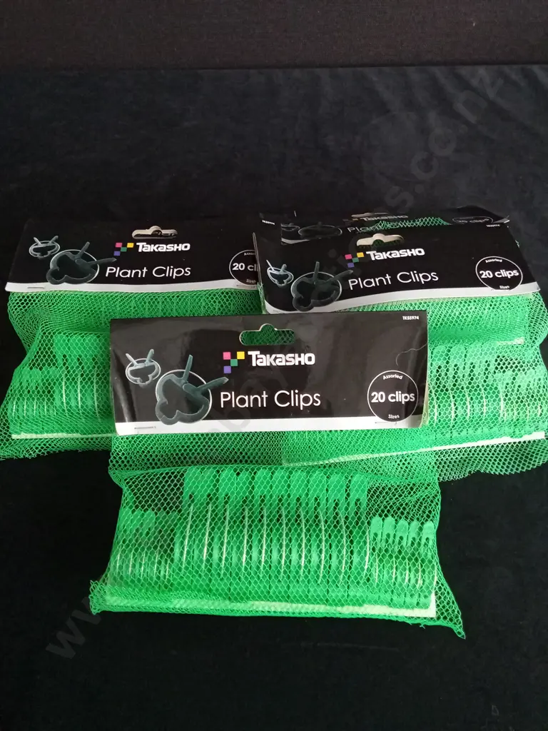 5 BAGS OF BRAND NEW TAKASHO PLANT CLIPS Image 1++