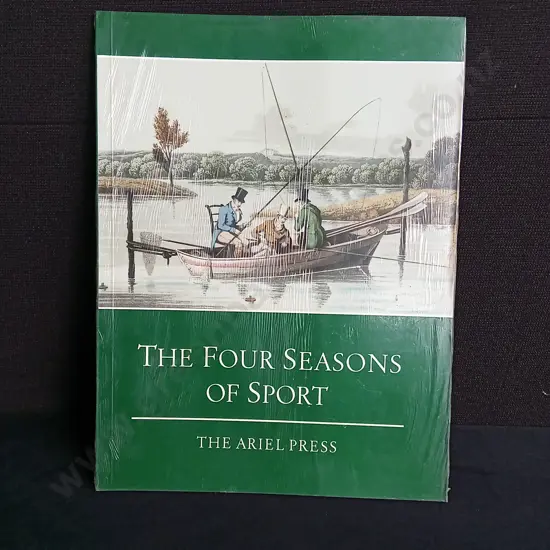 VINTAGE "THE FOUR SEASONS OF SPORT" ART BOOK BY THE ARIEL PRESS, SEALED