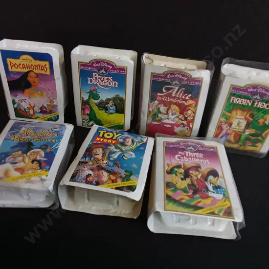 7 PIECES VINTAGE HAPPY MEAL TOYS, PACKAGED
