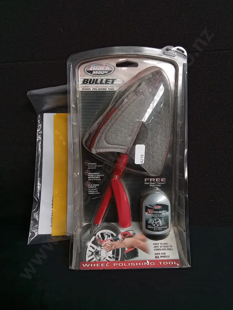 BLACK MAGIC BULLET WHEEL POLISHING TOOL, PACKAGED Image 1++