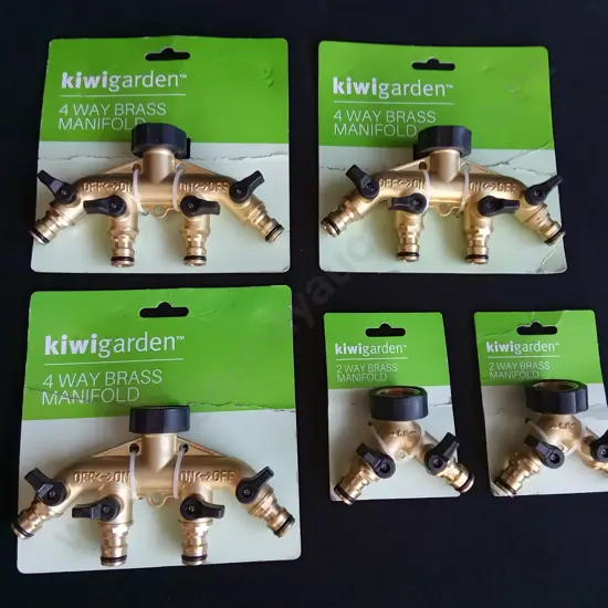 5 PIECES BRAND NEW BRASS MANIFOLDS