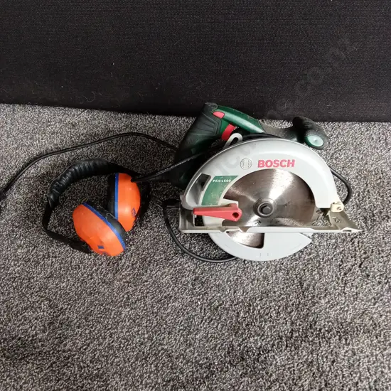 BOSCH CIRCULAR SAW AND EARMUFFS
