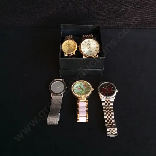 MIX OF WATCHES, 5 PIECES