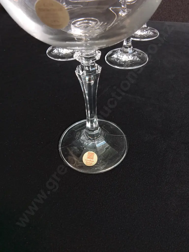 SET OF 6 VINTAGE SCHOTT-ZWIESEL "PRESTIGE" CRYSTAL CHAMPAGNE COUPES Image 1++