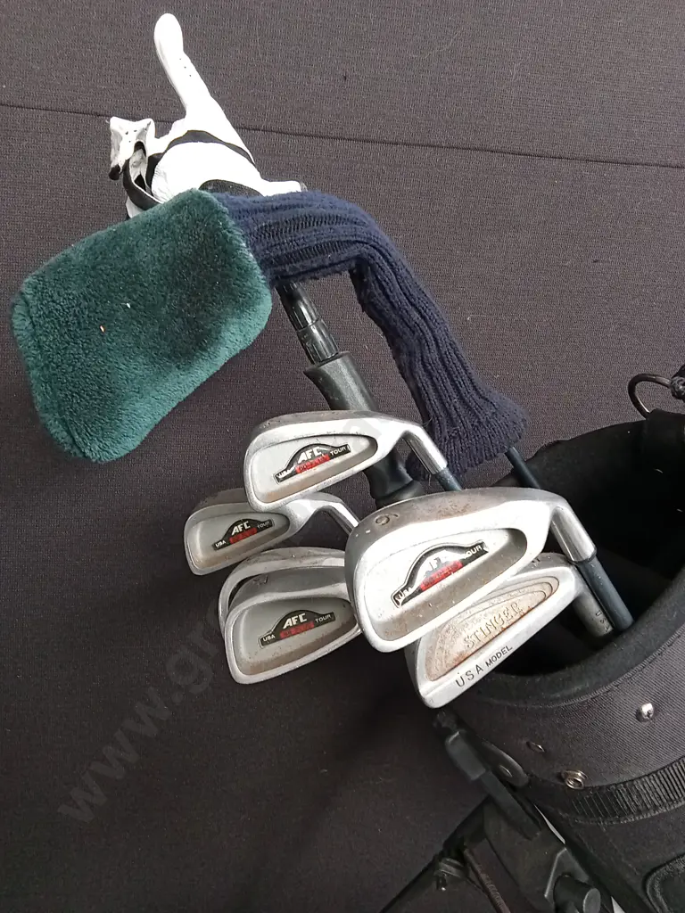 PROTECH GOLF BAG WITH 7 CLUBS Image 1++