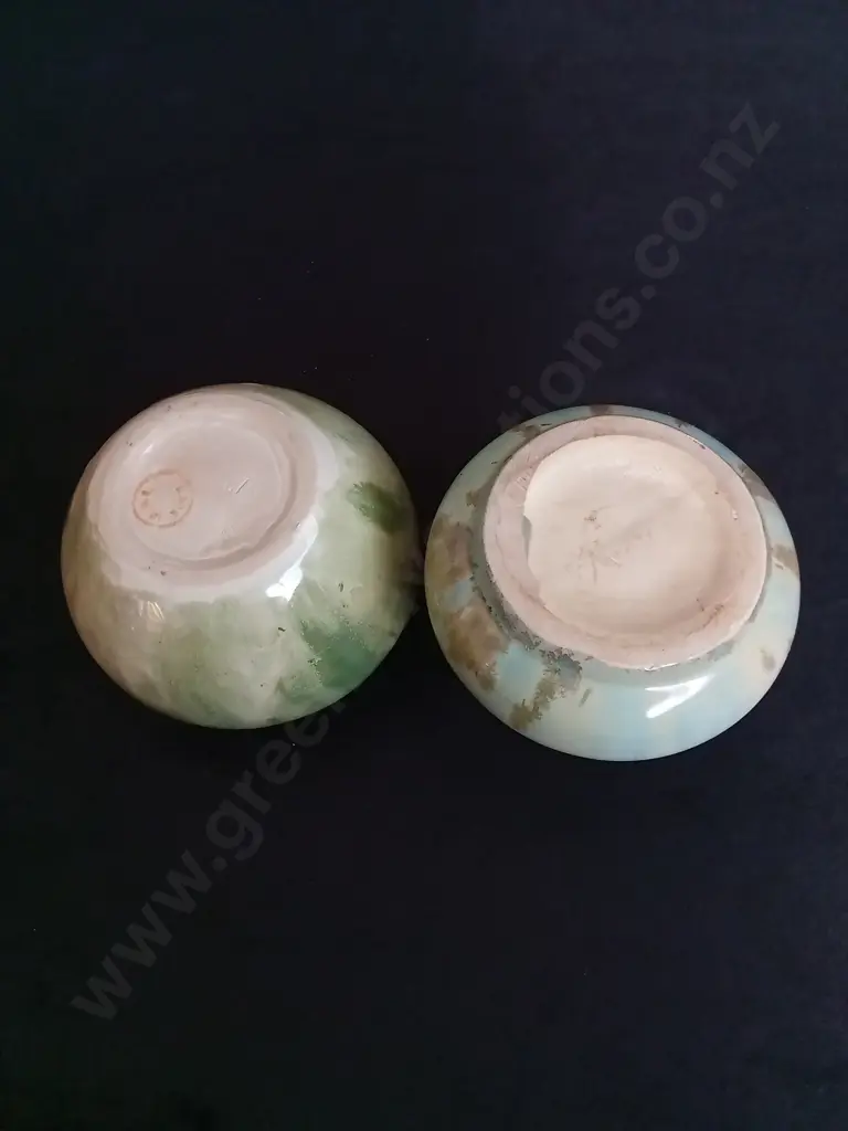 VINTAGE CROWN LYNN/ AMBRICO DRIP GLAZE, TALLEST H 10 CM Image 1++