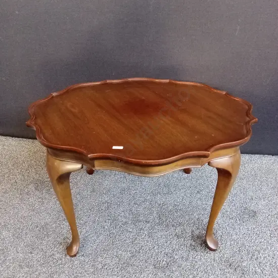 VINTAGE QUEEN ANNE STYLE COFFEE TABLE L73CM H42CM