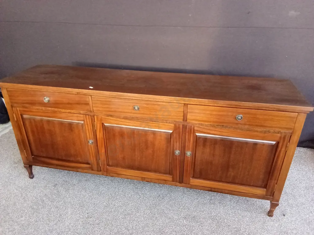 DARK WOOD LOUIS XVI STYLE SIDEBOARD L1.84M H81CM D46CM Image 1++
